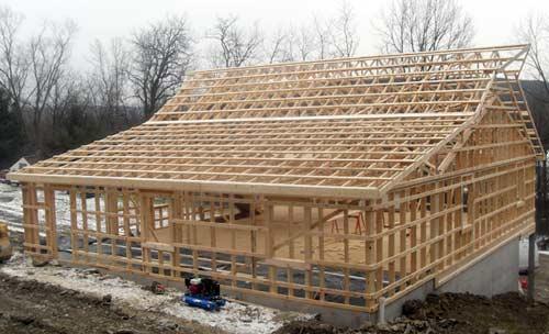 Post Frame Building Structure