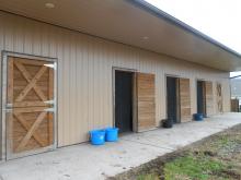 60x100x12 Horse Barn with Dutch Doors