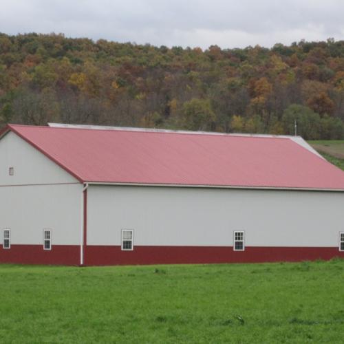 50x76x16 Farm Implement Storage Shed
