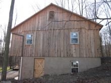 28x40 Bank Barn with 33x40 Upper Part with Wooden Louvers