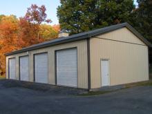 30x60x12 Garage with 4 Overhead Doors